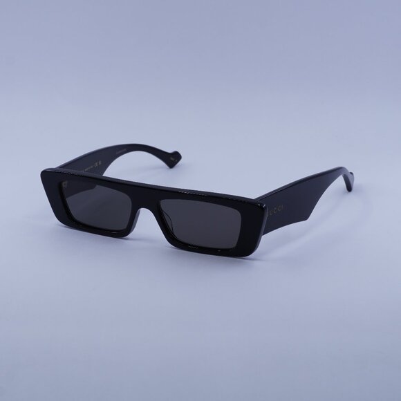 🕶️ New Gucci GG1331S 002 Sunglasses - Black Frame, Brown Polarized Lenses - Picture 1 of 10